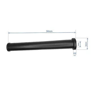 Cable breakguard, anti-shatterproof rubber 9mm