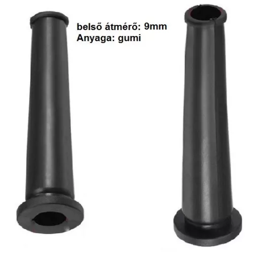 Cable breakguard, anti-shatterproof rubber 9mm