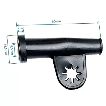 Cable breakguard, anti-shatterproof rubber 9mm