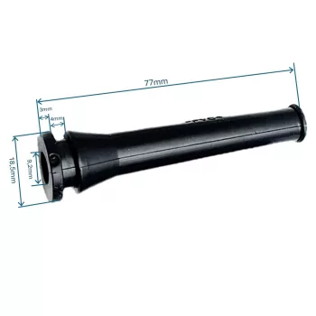 Cable breakguard, anti-shatterproof rubber 9mm