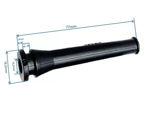 Cable breakguard, anti-shatterproof rubber 9mm