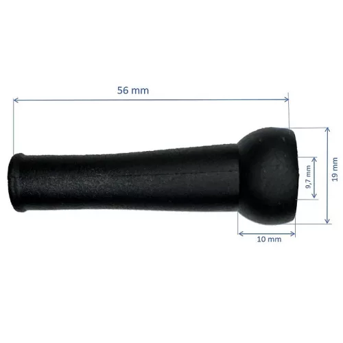 Cable breakguard, anti-shatterproof rubber 9mm