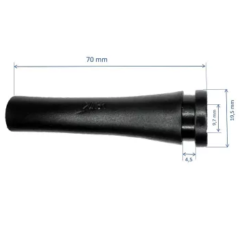 Cable breakguard, anti-shatterproof rubber 9mm