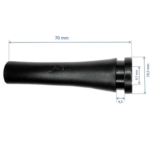 Cable breakguard, anti-shatterproof rubber 9mm