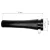 Cable breakguard, anti-shatterproof rubber 9mm
