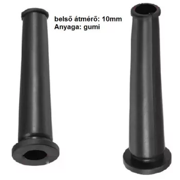 Cable breakguard, anti-shatterproof rubber 10mm