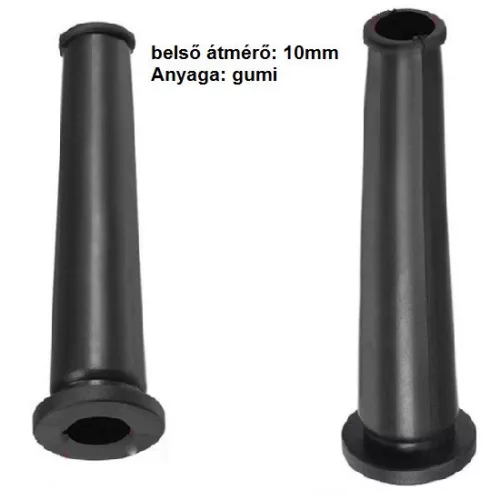 Cable breakguard, anti-shatterproof rubber 10mm