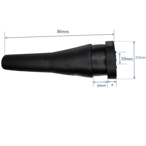 Cable breakguard, anti-shatterproof rubber 9mm