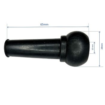 Protecție pentru cablu, anti-fragilitate din cauciuc 9mm