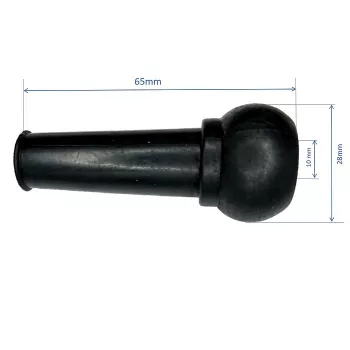 Cable breakguard, anti-shatterproof rubber 9mm