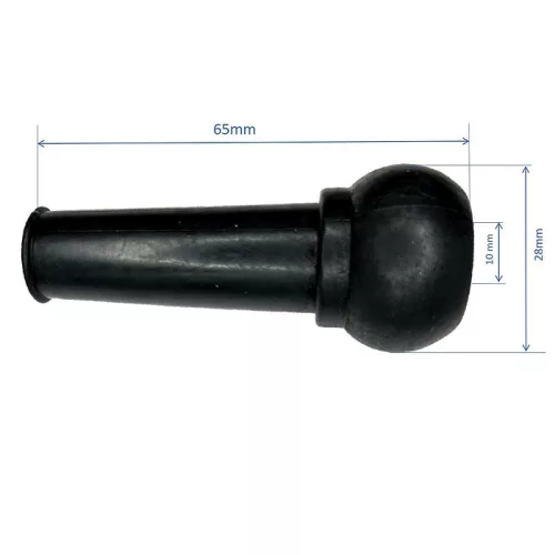 Cable breakguard, anti-shatterproof rubber 9mm