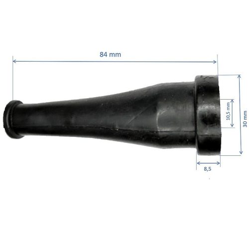 Protecție pentru cablu, anti-fragilitate din cauciuc 9mm