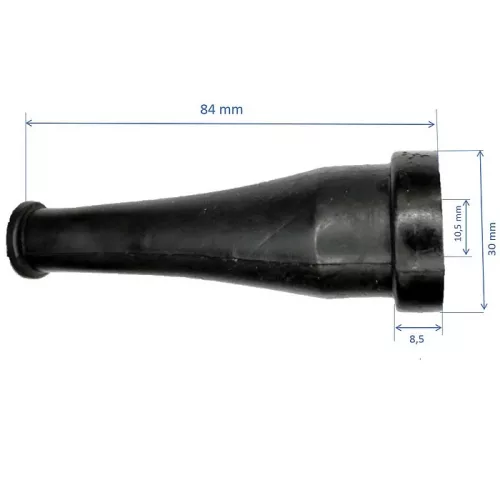 Cable breakguard, anti-shatterproof rubber 9mm