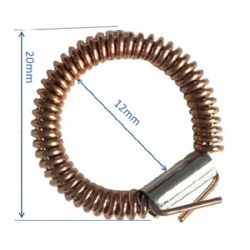   Állórész tekercsvég rögzítő tenziós rugó 12mm, (Kompatibilis: több Makita típushoz is)
