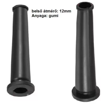 Cable breakguard, anti-shatterproof rubber 12mm