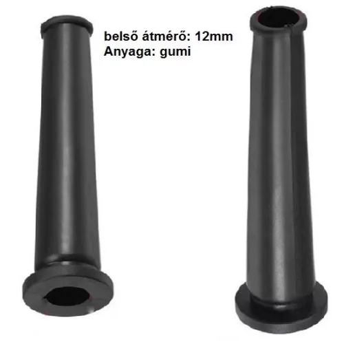 Cable breakguard, anti-shatterproof rubber 12mm