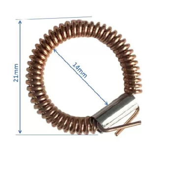   Stator winding end fixing tension spring 14mm (compatible with: several types of Makita)