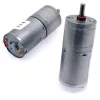   Fém hajtóműves 12V DC egyenáramú motor JGA25-370, nagy nyomaték, 5 ford/perc