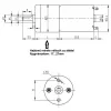   Fém hajtóműves 12V DC egyenáramú motor JGA25-370, nagy nyomaték, 150 ford/perc