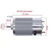   RS-555 EGYENÁRAMÚ FOGASKERÉK NÉLKÜL RS555 MINI MOTOR, DC 12V / 10000 FORDULAT