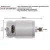   RS-550 DC voltage 11T gear-mounted RS550 motor, DC 14,4V, 24500 RPM, 60W,  for cordless Li-ion battery machines, power tools