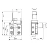   Indító kapcsoló, nyomógomb; Kompatibilis például: EINHELL, K/58G488-1, MCS1400LA, Global HK1300, 58G488