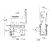 carbon brush holder kit with 5-speed switch, size- compatibility: for Dremel grinder