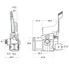   Indító kapcsoló irányváltóval; Kompatibilis például: BOSCH, WÜRTH , 1617200077, 1-617-200-077, H24-MLS, H24-MLE, BHE2-24LR, BH2-24MES, GBH2-24RLE, GBH2-24DSR, GBH2SR