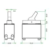   carbon brush holder kit with 5-speed switch, size- compatibility: for Dremel grinder