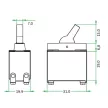 carbon brush holder kit with 5-speed switch, size- compatibility: for Dremel grinder