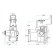 carbon brush holder kit with 5-speed switch, size- compatibility: for Dremel grinder
