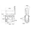 carbon brush holder kit with 5-speed switch, size- compatibility: for Dremel grinder