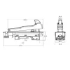   Indító kapcsoló, nyomógomb; Kompatibilis például: MAKITA, SPARKY, 650101-0, 650100-2, 9067L, 9060L, GA7021, 9047L, 9040L, 9027L, GS5000, PRAg180A, 9037, 9039, 9067, 9069, 9077, 9079, 9047, 9049, 9059, 9015B, 9016B, GA7020, GA7030, GA9020, GA9030