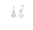 carbon brush holder kit with 5-speed switch, size- compatibility: for Dremel grinder