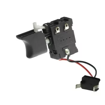   Indító kapcsoló, nyomógomb; Kompatibilis például: Akkus elektromos kéziszerszámokhoz, EINHELL, PARKSIDE, MAKITA, SKIL, DEDRA, TRYTON, MACALLISTER, 4513926, 650556-9, 650672-7, E-CD 18/48 Li-i-Solo, 8281D, 8271D, 6281D, 6271D, DED7883-LI, TDV1235