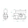   carbon brush holder kit with 5-speed switch, size- compatibility: for Dremel grinder