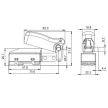 carbon brush holder kit with 5-speed switch, size- compatibility: for Dremel grinder