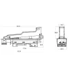   Indító kapcsoló, nyomógomb; Kompatibilis például: BOSCH EINHELL BLAUKRAFT TOYA TOPEX GRAPHITE, 1607000C13, 1607000970, GWS20-230, GWS20-180