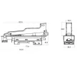 Indító kapcsoló, nyomógomb; Kompatibilis például: BOSCH EINHELL BLAUKRAFT TOYA TOPEX GRAPHITE, 1607000C13, 1607000970, GWS20-230, GWS20-180