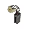   carbon brush 7,5x10x18 mm, (10x7,5x18 mm) ; groove on the side, rabbet