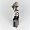   carbon brush 7,5x10x18 mm, (10x7,5x18 mm) ; groove on the side, rabbet