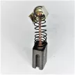 carbon brush 7,5x10x18 mm, (10x7,5x18 mm) ; groove on the side, rabbet