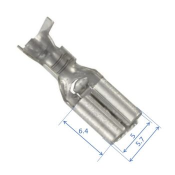 Plochá dutinka. 4,8x0,8 mm, 0,3...1,5 mm²