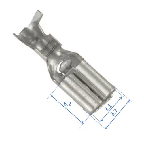 Push-on Blade . 2,8x0,5 mm, 0,5... 1 mm²
