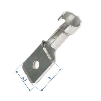Clema cu foc. 6,3x0,8 mm, max. 2 mm²