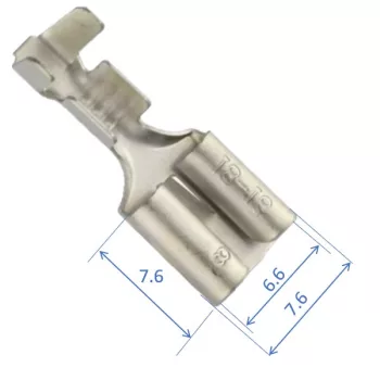 Push-on Blade . 6,3x0,8 mm, 0,5...1 mm²