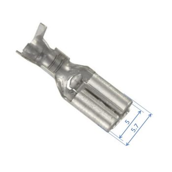 Plochá dutinka. 2,8x0,5 mm, 0,5... 1 mm²