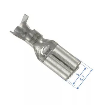 Push-on Blade . 2,8x0,5 mm, 0,5... 1 mm²