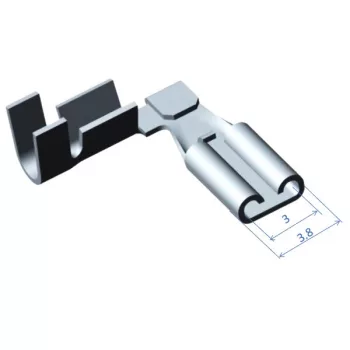 Push-on Blade . 2,8x0,8 mm, 0,1...0,25 mm²