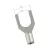 fork-terminal saru. 4,3mm M4, 0,25...1,65 mm²